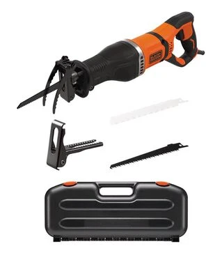 Пила сабельная BLACK+DECKER BES301K, 750 Вт, в кейсе