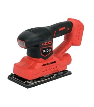 Вибрационная шлифмашина аккумуляторная YATO YT-82751, 18В, 90х187 мм, без АКБ и ЗП