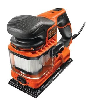 Вібраційна шліфмашина BLACK+DECKER KA330E, 270 Вт, 115х230 мм