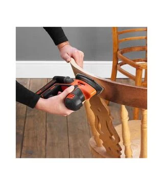 Вибрационная шлифмашина аккумуляторная BLACK+DECKER BDCDS18N, 110 мм, Без АКБ и ЗП