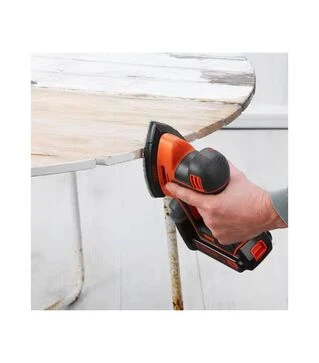 Вибрационная шлифмашина аккумуляторная BLACK+DECKER BDCDS18N, 110 мм, Без АКБ и ЗП