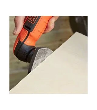 Вибрационная шлифмашина аккумуляторная BLACK+DECKER BDCDS12N, 92х92х92 мм, Без АКБ и ЗП