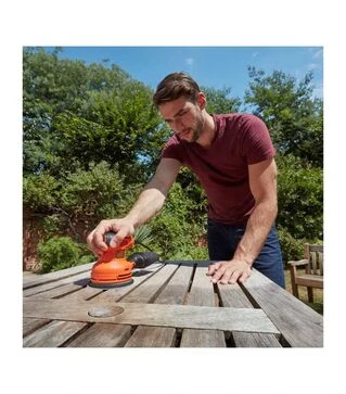 Эксцентриковая шлифмашина BLACK+DECKER BEW210, 230 Вт, 125 мм