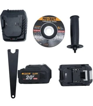 Угловая шлифмашина аккумуляторная Procraft PGA-20 (030213)