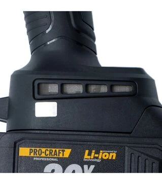 Угловая шлифмашина аккумуляторная Procraft PGA-20 (030213)