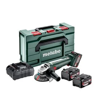 Кутова шліфмашина акумуляторна Metabo W 18 L 9-125 Quick 3x4,0 А*Год, metaBOX (602249960)