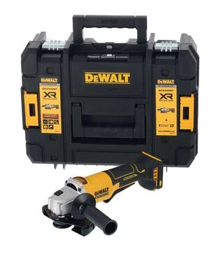 Угловая шлифмашина аккумуляторная DeWALT DCG408NT, 18В XR Li-lon, в кейсе, без АКБ и ЗП