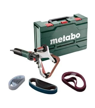 Шлифмашина ленточная для труб Metabo RBE 15-180 Set, 1550 Вт, 180 мм + набор аксессуаров (602243500)