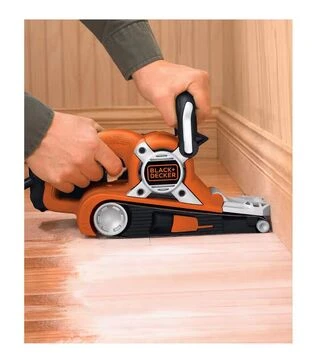 Шлифмашина ленточная BLACK+DECKER KA88, 720 Вт, лента 75х533 мм, подошва 75х195 мм