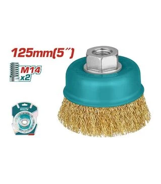 Щетка-крацовка TOTAL TAC31051, &Oslash; 125 мм (TAC31051)
