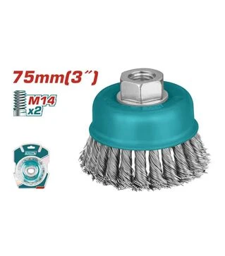 Щітка-крацовка TOTAL TAC32031, &Oslash; 75 мм (TAC32031)