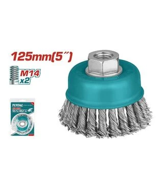 Щетка-крацовка TOTAL TAC32051, &Oslash; 125 мм (TAC32051)