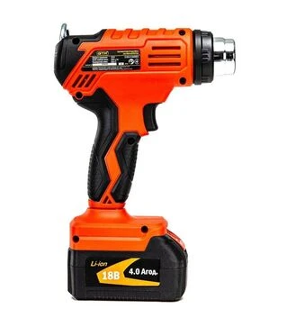 Строительный фен аккумуляторный GTM, 18В, 350/550&deg;С, 160/200 л/мин (HGC18/550_KIT)