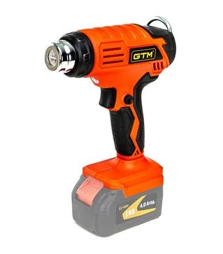 Строительный фен аккумуляторный GTM, 350/550&deg;С, 160/200 л/мин, без АКБ и ЗП (HGC18/550_BARE TOOL)