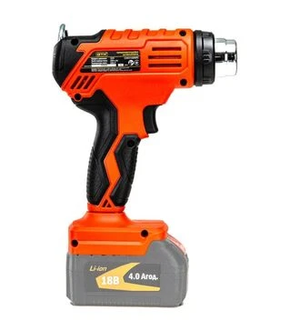 Строительный фен аккумуляторный GTM, 350/550&deg;С, 160/200 л/мин, без АКБ и ЗП (HGC18/550_BARE TOOL)