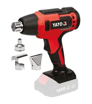 Строительный фен аккумуляторный YATO YT-82285, 18В, 550&deg;C, 100 л/мин, 2 режима, без АКБ и ЗП
