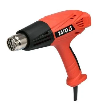 Будівельний фен YATO YT-82294, 2 кВт, 600&deg;C, 250/500 л/хв