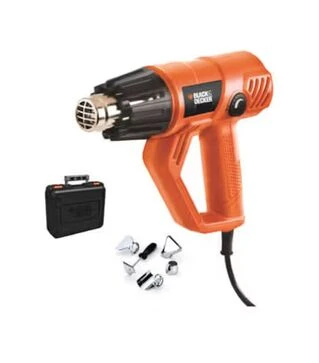 Будівельний фен BLACK+DECKER KX2001K, 2000 Вт, 50-600 &deg;C, в кейсі