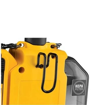 Пилосос будівельний акумуляторний DeWALT 18В XR Li-lon, довжина шланга 1 м,