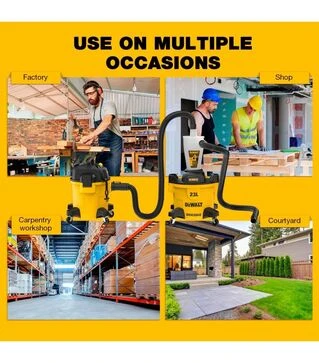 Фільтр-циклон DeWalt DXVCS002 для будівельних пилосмоків DXV20P, DXV20PTA, DXV30SAPTA, 23 л