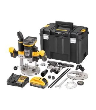 Фрезер DeWALT DCW620H2, XR Li-Ion PowerStack 18 В, 5 А*ч, в кейсе