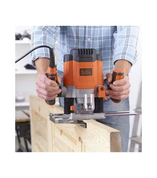 Фрезер BLACK+DECKER KW1200EKA, 1200 Вт, в кейсі