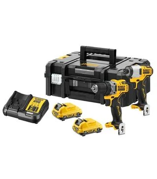 Набор аккумуляторных электроинструментов DeWALT DCK2110L2T в кейсе TSTAK