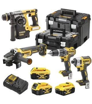Набор аккумуляторных электроинструментов DeWALT DCK422P3 в двух кейсах TSTAK