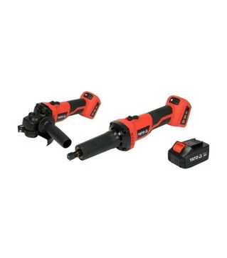 Набір: кутова і пряма шліфмашини акумуляторні YATO, 18В (YT-828296)