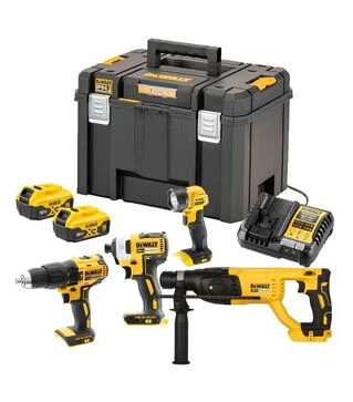 Набор аккумуляторного инструмента DeWALT DCK440P2T, DCD778+DCF787+DCH133+DCL040, кейс (DCK440P2T)