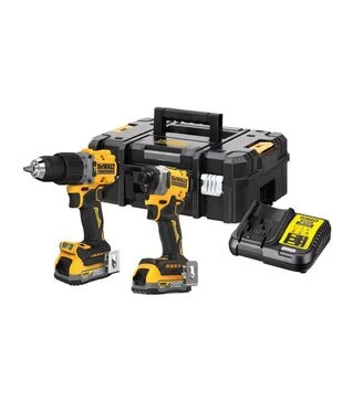 Набір акумуляторного інструменту DeWALT DCK2050E2T, DCD805 + DCF850, кейс (DCK2050E2T)