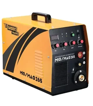 Сварочный инверторный полуавтомат Kaiser MIG-265 2в1 (69565)