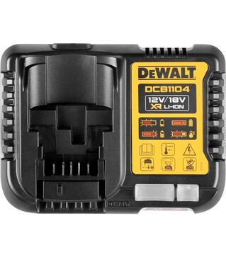 Зарядное устройство DeWALT DCB1104M2, 10,8/12/18/54 В, 4 А+2 аккумулятора DCB182