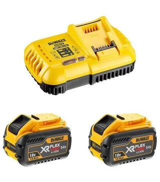 Зарядное устройство DeWALT DCB118Y2, 18/54 В, 8 А+2 аккумулятора DCB548