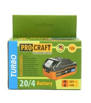 Аккумуляторная батарея PROCRAFT Turbo 20/4 (030244)