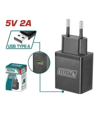 Зарядное устройство для TOTAL TCLI120502 12В, USB Type-А (TCLI120502)