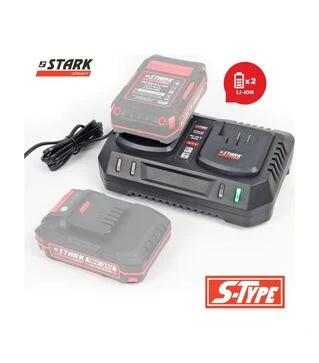 Зарядное устройство STARK BC-20Q DUAL, 18-20В, S-Type (210018030.002)