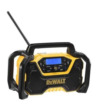 Зарядний пристрій-радіоприймач DeWALT DCR029 10,8-54 В, DAB+/FM, AUX, Bluetooth, USB
