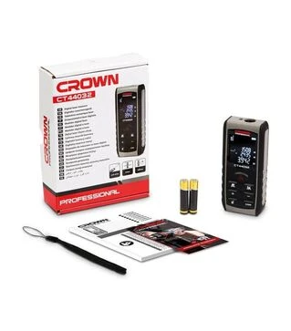 Дальномер лазерный CROWN CT44032, 40 м (CT44032)