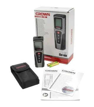 Дальномер лазерный CROWN CT44066, 40 м (CT44066)
