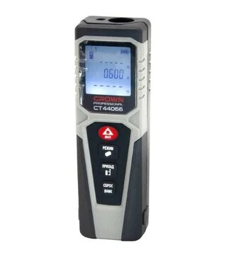 Дальномер лазерный CROWN CT44066, 40 м (CT44066)