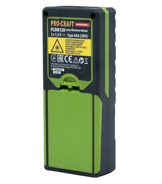 Дальномер лазерный ProCraft PLDM-120, 120 м (120)