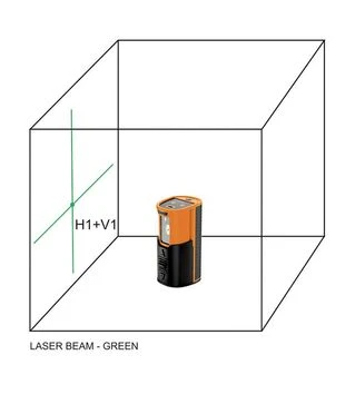 Рівень лазерний Тех.АС TA-LG-2D, із зеленим діодом (TA-LG-2D)
