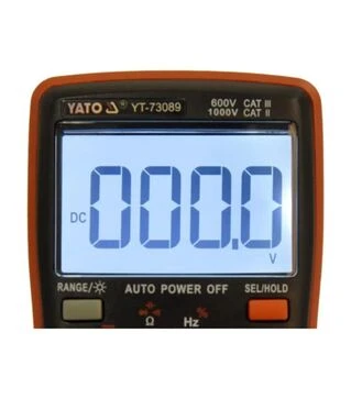 Мультиметр электрических параметров YATO TRUE RMS (YT-730893)