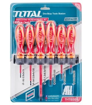 Набір викруток електрика TOTAL THTIS566, Sl, Ph, 6 шт. (THTIS566)