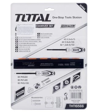 Набір викруток електрика TOTAL THTIS566, Sl, Ph, 6 шт. (THTIS566)