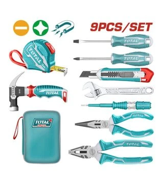 Набір ручних інструментів TOTAL THKTHP90097, 9 шт., сумка (THKTHP90097)