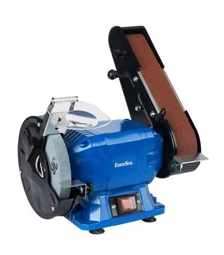 Верстат точильний комбінований EnerSol EBG-150-50BE 250 Вт, круг 150х12,7х20 мм, стрічка 50х686 мм