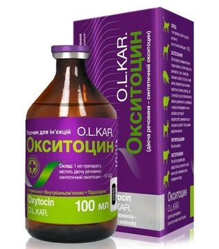 Репродуктивно-стимулюючий препарат Окситоцин 10 ОД, 100 мл