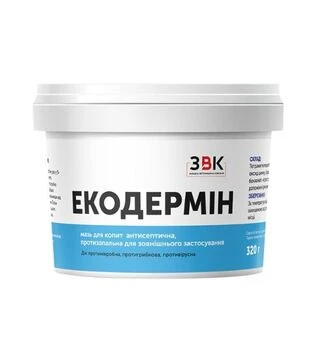 Антисептическая, противовоспалительная мазь для копыт "Экодермин"